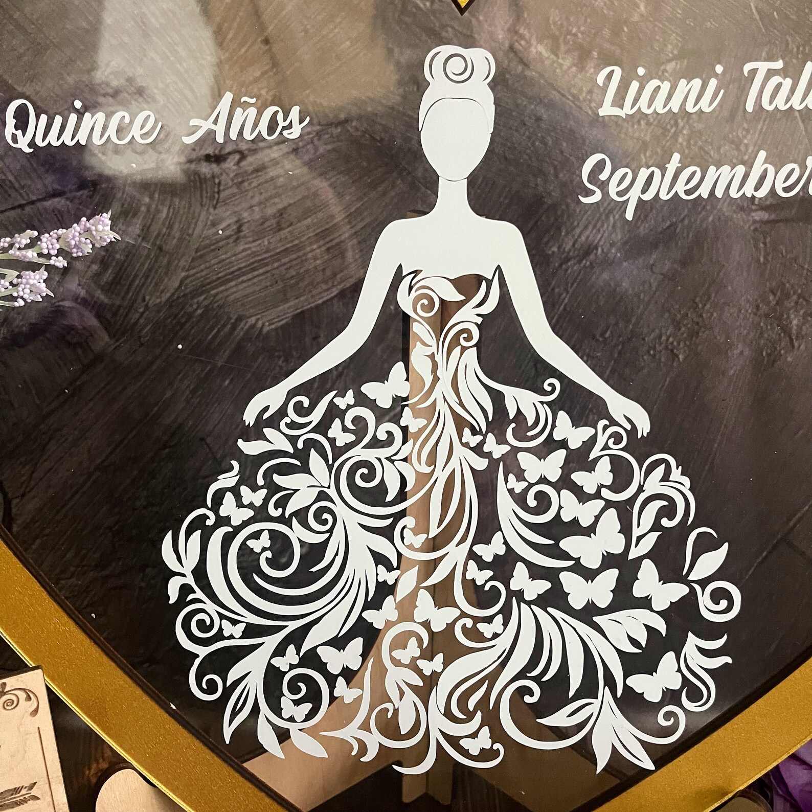 Quinceanera Guest Book Alternative Acrylic Quinceanera Etsy