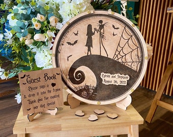 wooden wedding guest book alternative,Halloween wood wedding guestbook,Wood guest book sign ,Guest book drop box