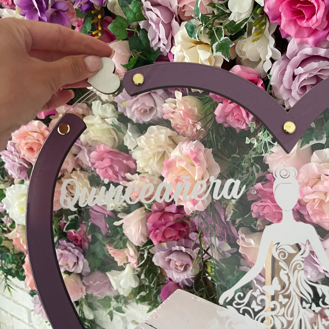 Quinceanera Guest Book Alternative Acrylic Quinceanera Etsy