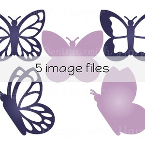Schmetterling svg bundle | Cricut Silhouette Schnittdatei | Digitale Datei