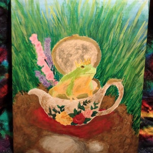 King of the Frogs Painting