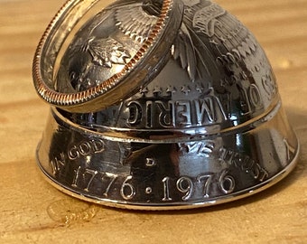 Handmade Half Dollar Coin Bell