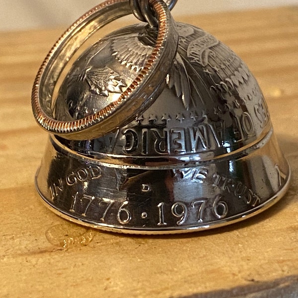 Cloche pour pièce d'un demi-dollar faite main