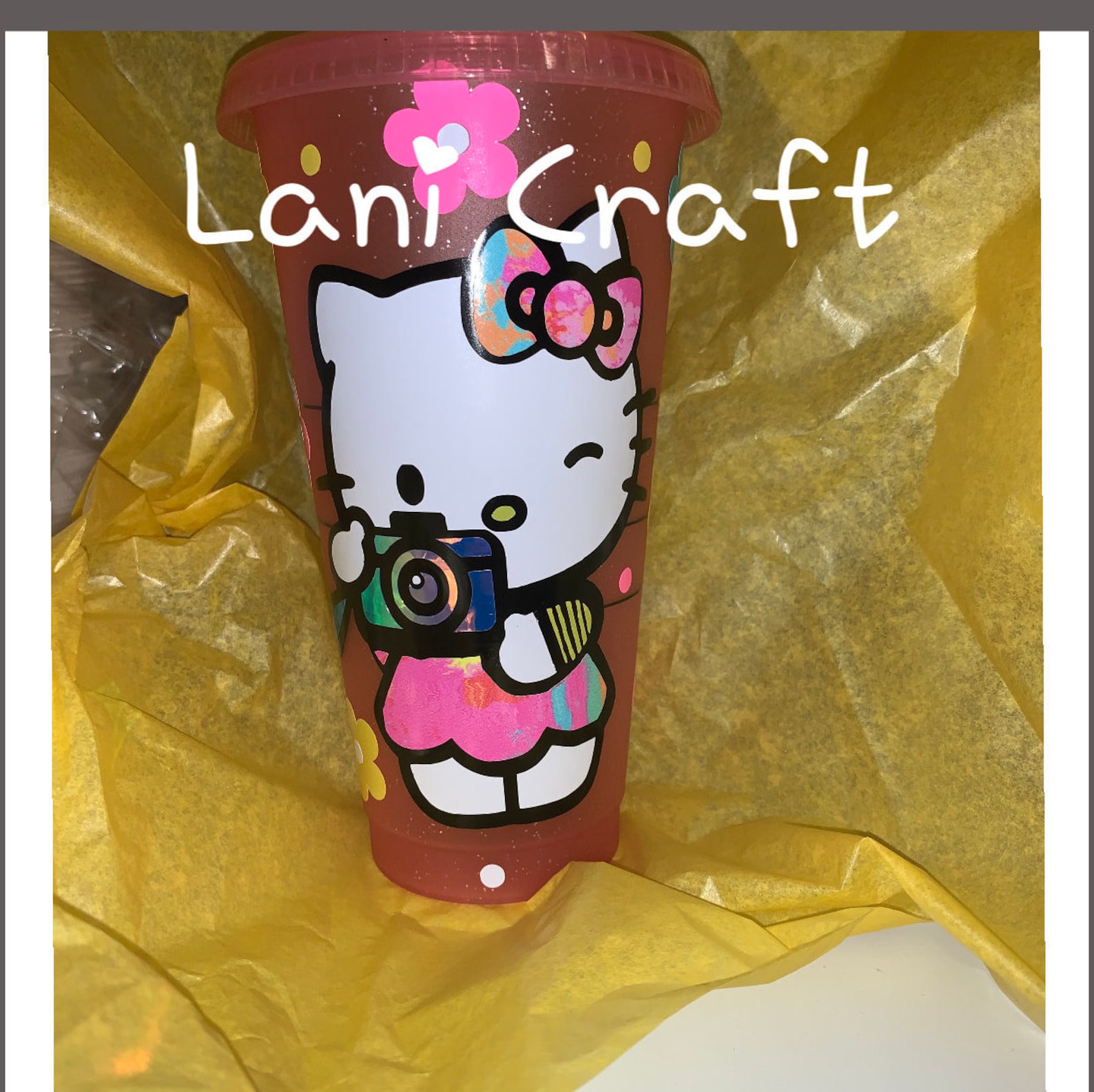 Hello kitty cup Etsy