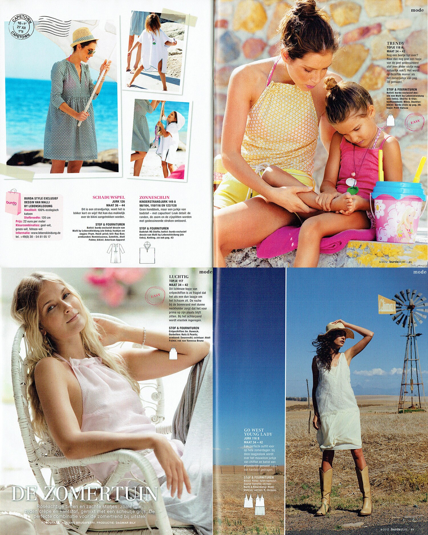 Burda Style Magazine 2012 June 6 Spring Summer Dutch Edition - Etsy