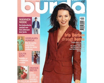 Burda vintage Magazine 2001 février printemps été édition néerlandaise chemisier jupe robe pantalon couture mariée enfants bricolage motif femmes motifs