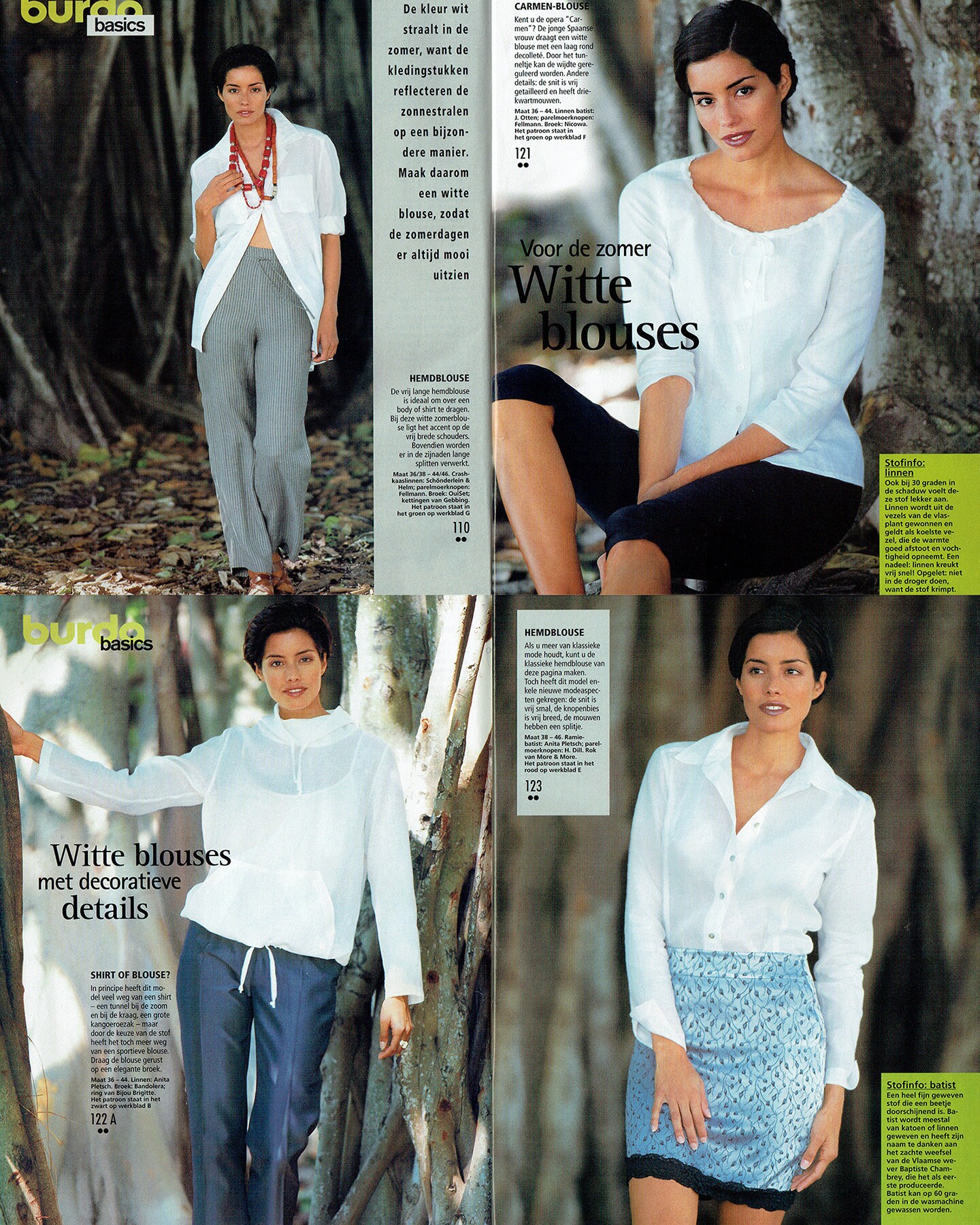 Magazine BURDA Vintage – « Voilà Le Printemps Basiques » – Février 1999 – Occasion Avec Défauts D'usage
