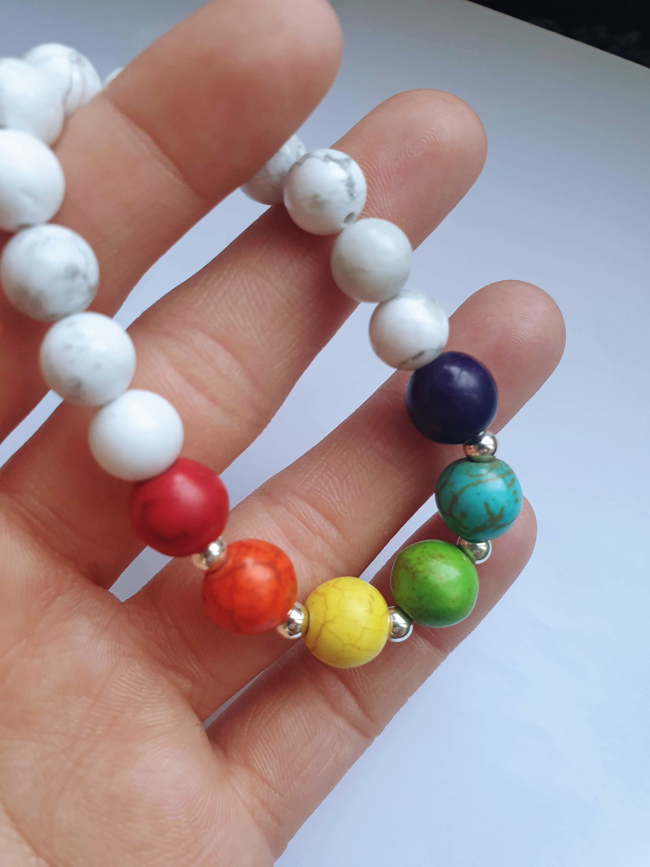 Lot de 3 bracelets perlés arc-en-ciel du Club Claire's - Claire's