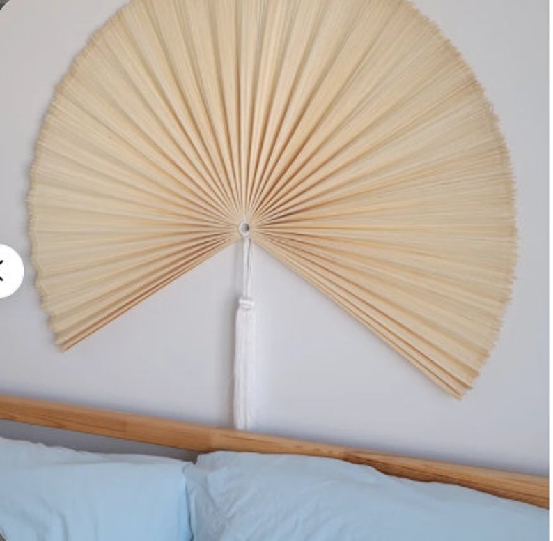 Giant Bamboo Fold Wall Fan Oversized Bamboo Fan Headboard Etsy