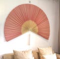 Bamboo Fan Wall Decor, Oversized Fan for Large Wall Decor, Bedroom/Living Room Decor, Handmade Gift product logo