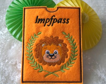 Impfpass, Impfausweishülle, Hülle für Impfausweis, Impfpasshülle