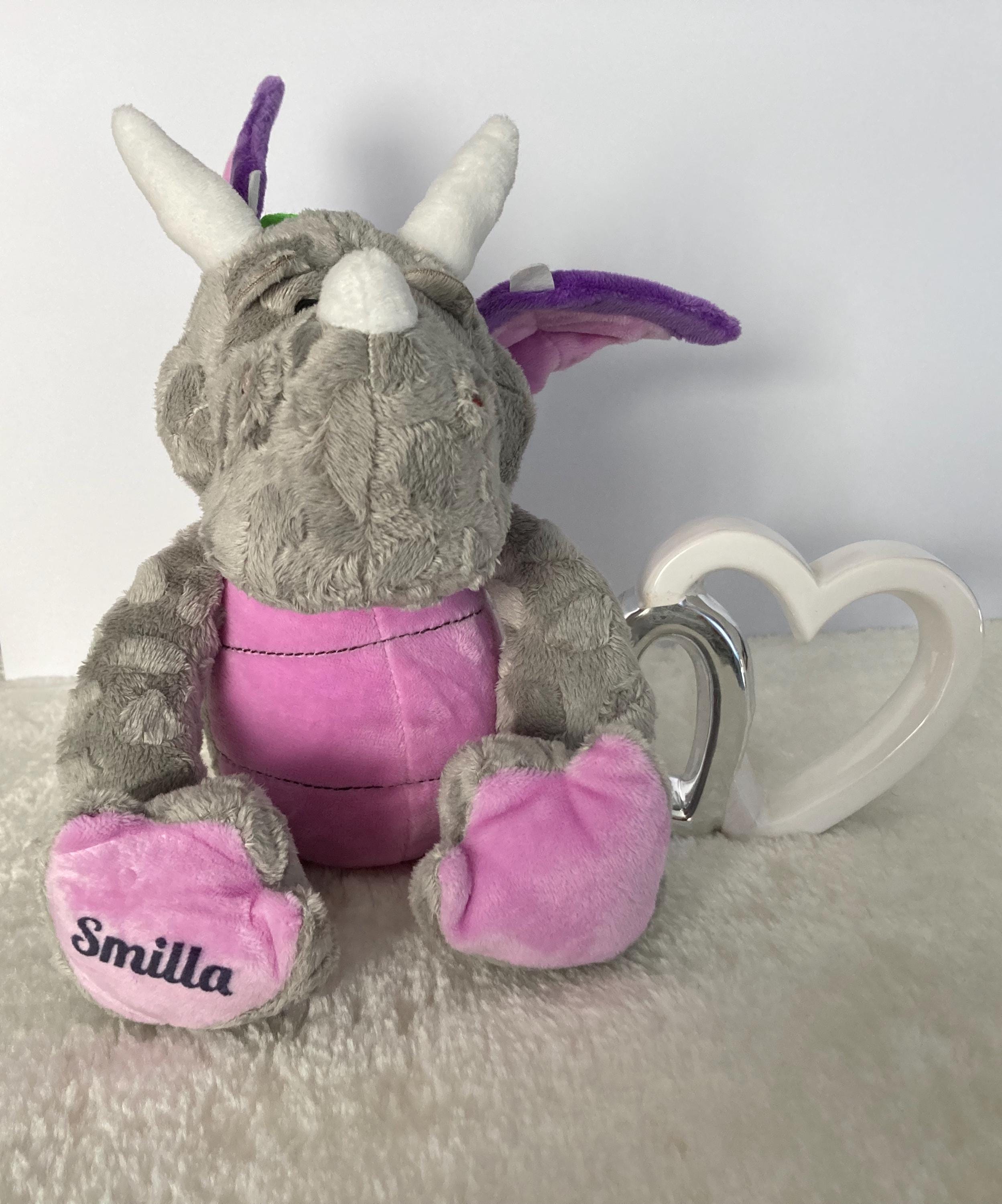 Cuddly toy dragon Smilla, cuddly toy, cuddly dragon