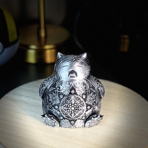 Deluxe Ornamental Sleeping Monster Figurine Decor, 3D Printed and Hand Painted or Single Color Options, Christmas Gift, Collectors Item