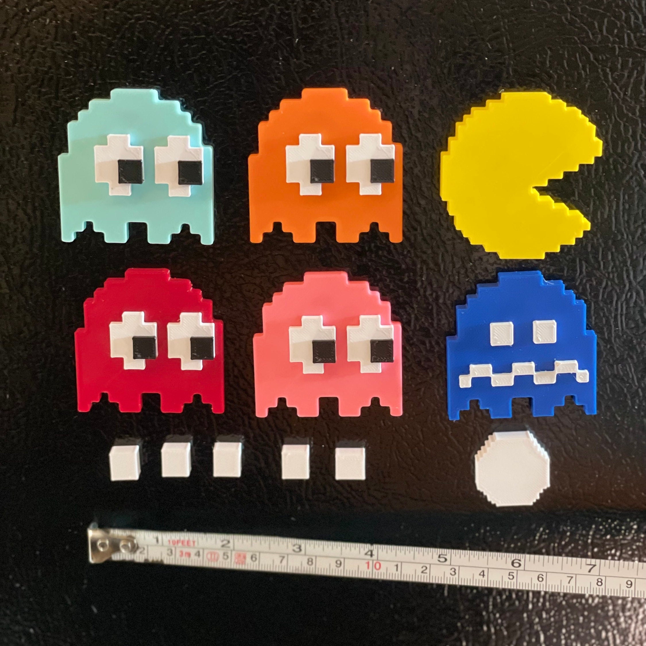 Pixelated Retro Arcade Magnets for Fridge, Metal Magnetic Surfaces ...