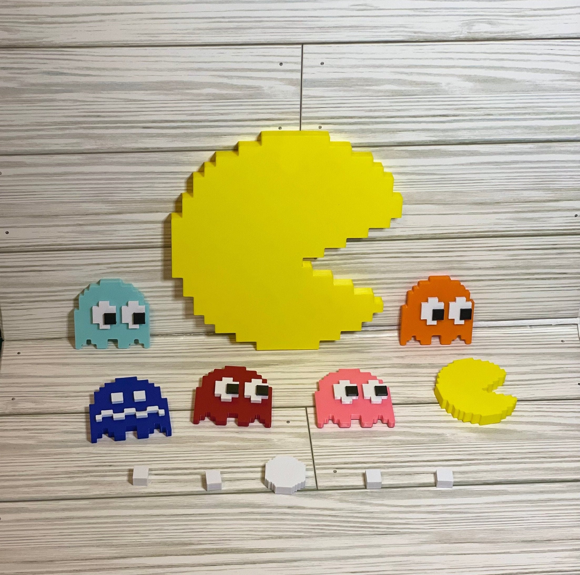 Pixelated Retro Arcade Magnets for Fridge, Metal Magnetic Surfaces ...