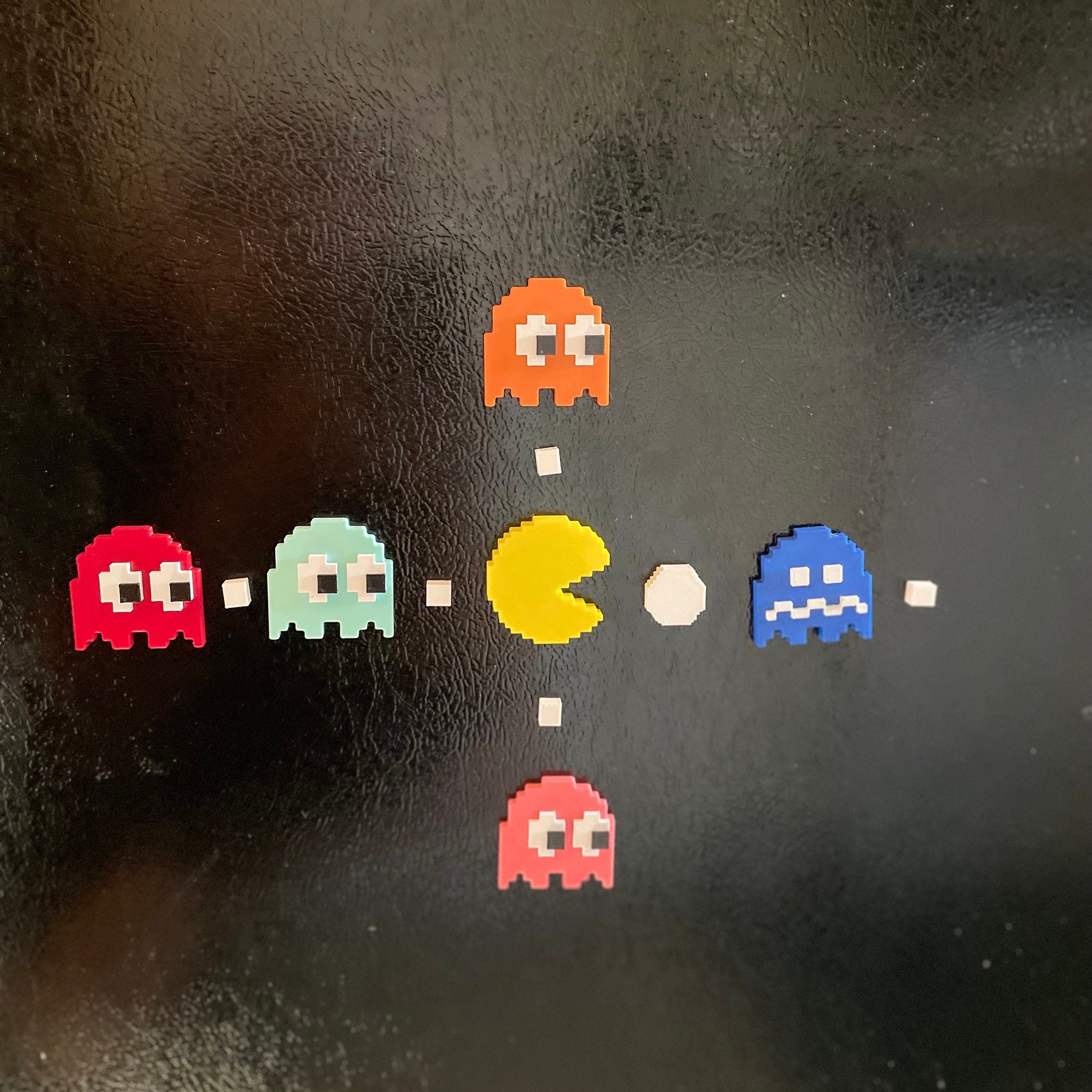 Pixelated Retro Arcade Magnets for Fridge, Metal Magnetic Surfaces ...