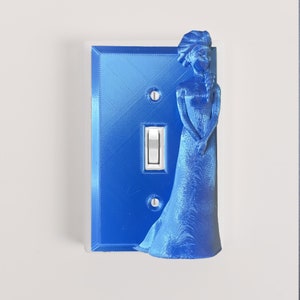 Queen Elsa Toggle Light Switch Cover, Flip Switch Decorative, House Decor, Princess, Girls Room, Christmas Gift for Kids