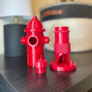 Fire Hydrant Dual Compartment Hidden Storage, Hidden Cash Fun Ideas, Office Desk Decoration, Firefighter, Fidget Toy, Fathers Day Gifts Him