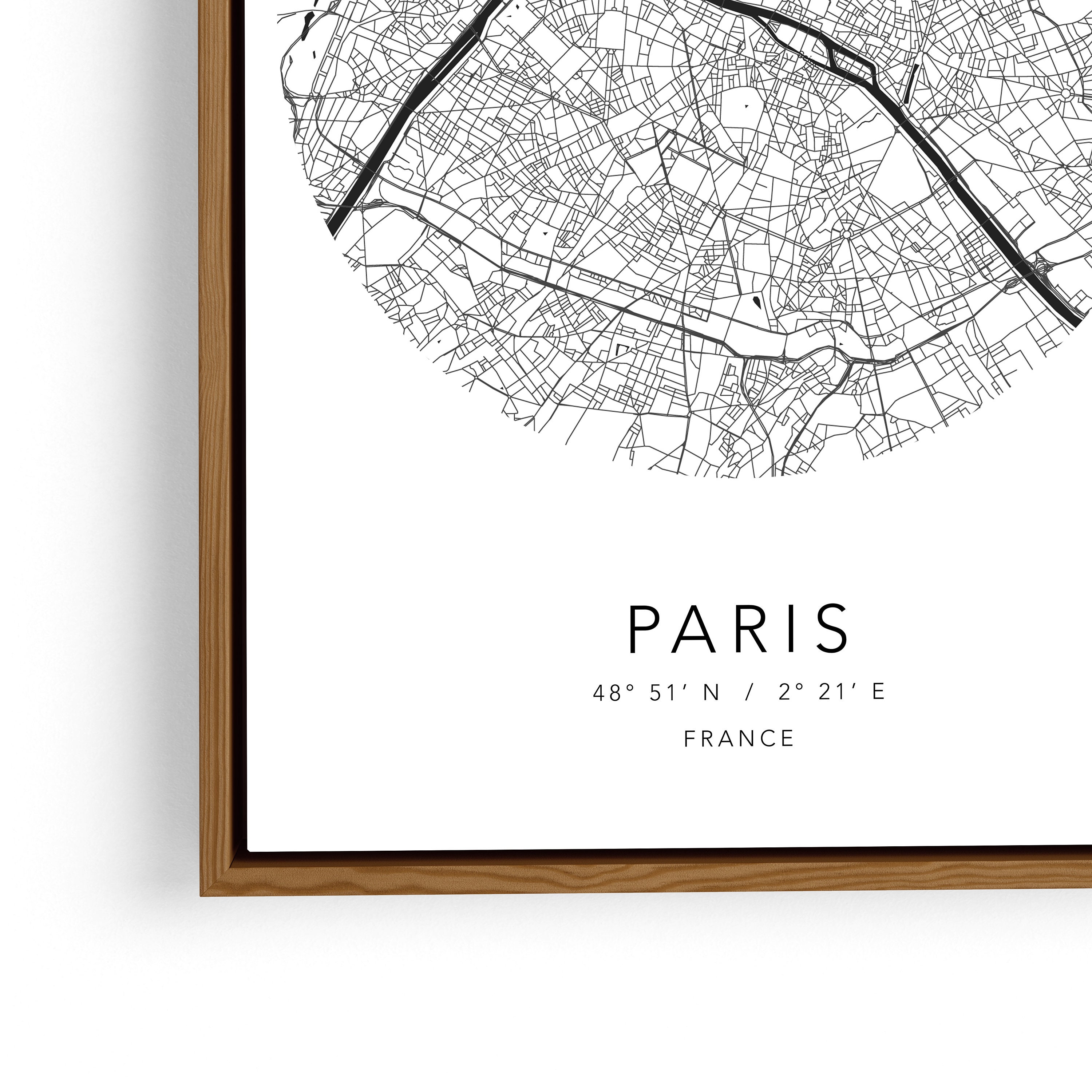 Paris Map Printable Wall Art Map of Paris Street Map Art Etsy Australia