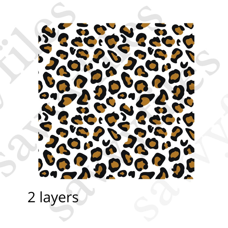 Bold Cheetah Print Svg