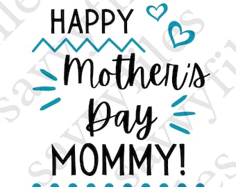Happy Mother's Day, Mother's Day SVG PNG file design, best mom ever