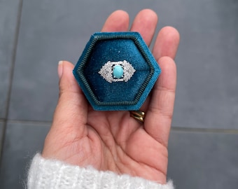 Maeve | Handmade ring with Turquoise