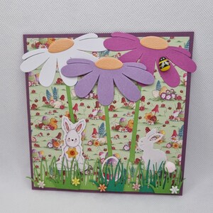 Osterkarte Frühlingskarte Margeritengruss