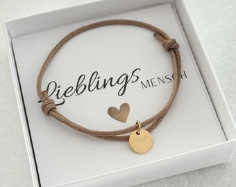 Braccialetto personalizzato in corda da vela, braccialetto da surfista in vari colori, regalo di battesimo, regalo di Natale + biglietto regalo