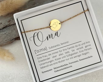 Bracelet with round engraving plate and birthstone, adjustable, personalized bracelet, birthstone, stainless steel, silver gold, rose,