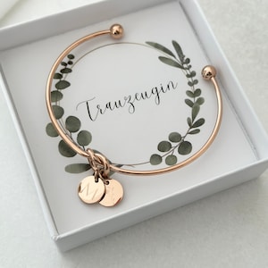 Bracelet noeud personnalisé en acier inoxydable comme cadeau pour votre meilleure amie, demoiselle d'honneur, sœur, cadeau de fête des mères avec carte photo et texte