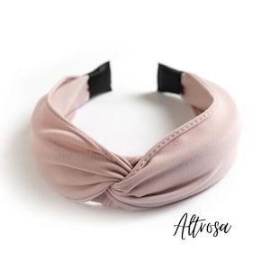 Headband in different colors with knots, headband made of fabric, headband with fabric knots, hair band, hair accessories as a gift