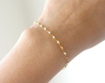 Bracelet made of stainless steel, gold or silver, filigree bracelet, gift, best friends, adjustable