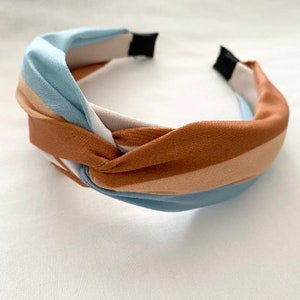 Comfortable headband in different colors, headband with fabric knots, hair band, vintage, hair accessories as a gift, colorful headband