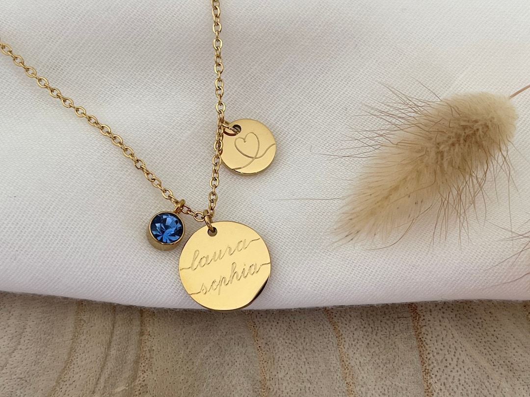 Personalisierte Engelsflügel Medaillon Herz Halskette Mit Foto - CALLIE