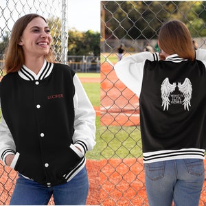 Lucifer - &#39;What is it your truly desire&#39; Varisty Jacket