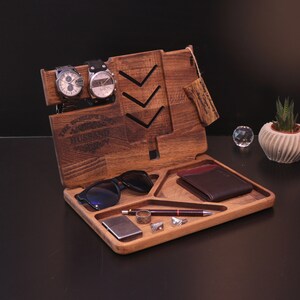 Docking Station Gift for Men, It Keeps All Personal Items Organized ...