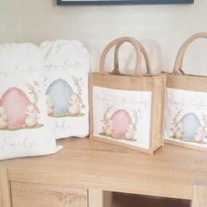 Personalised Easter Bag | Easter Keepsake Gift Bag  | Easter Decoration  | Easter Sack  | Egg Hunt  | Treat Bag