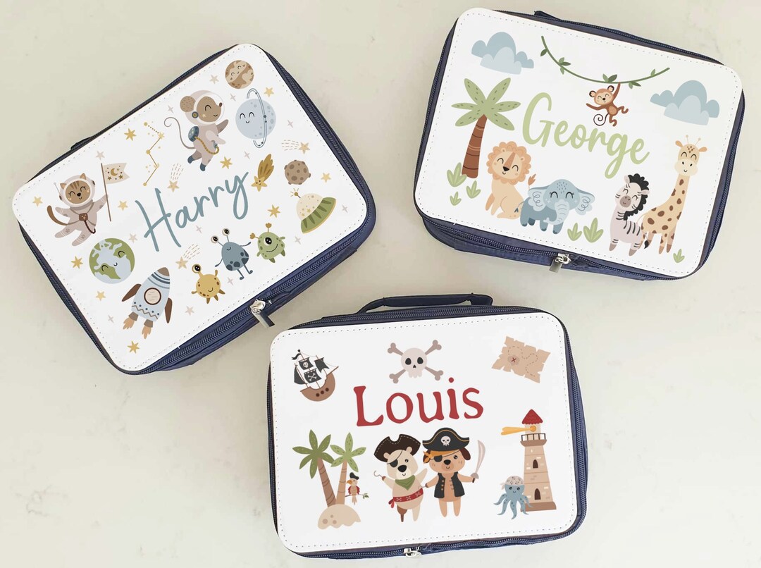 Personalised Lunch Box & Water Bottle Set | Back to School Boys Lunch ...