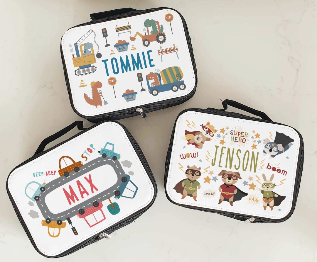 Personalised Lunch Box & Water Bottle Set | Back to School Boys Lunch ...