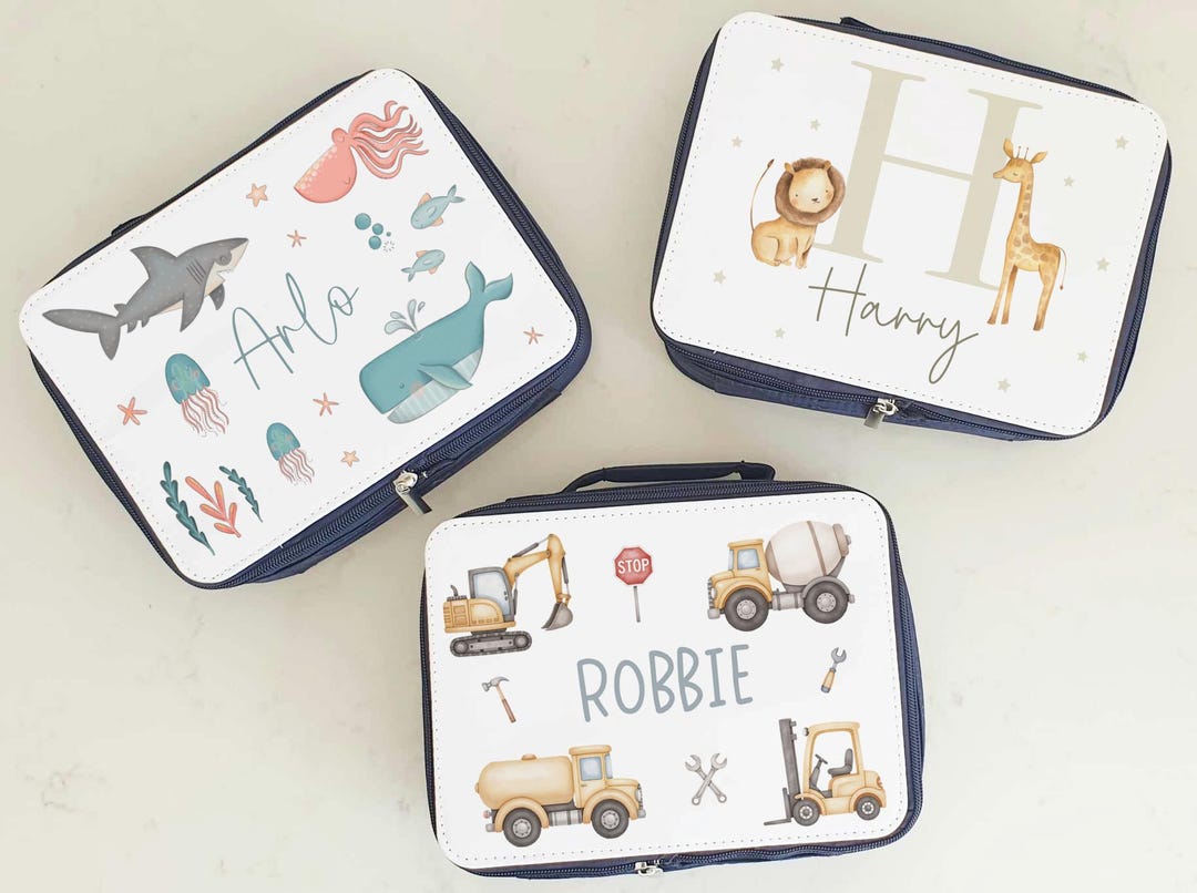 Personalised Lunch Box & Water Bottle Set | Back to School Boys Lunch ...