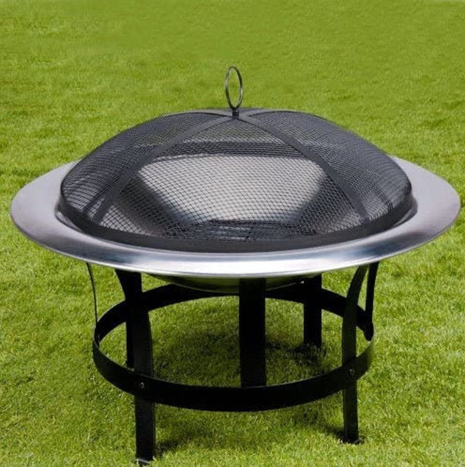 Fire pit Stainless steel Fire Bowl Outdoor Garden 75cm Etsy