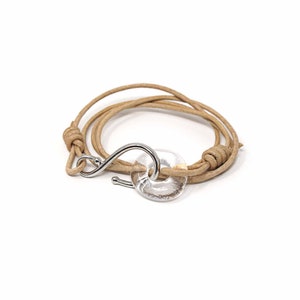 Wrap Bracelet | Leather, Vegan | Women, Men | Unisex, Adjustable | Pop Collection