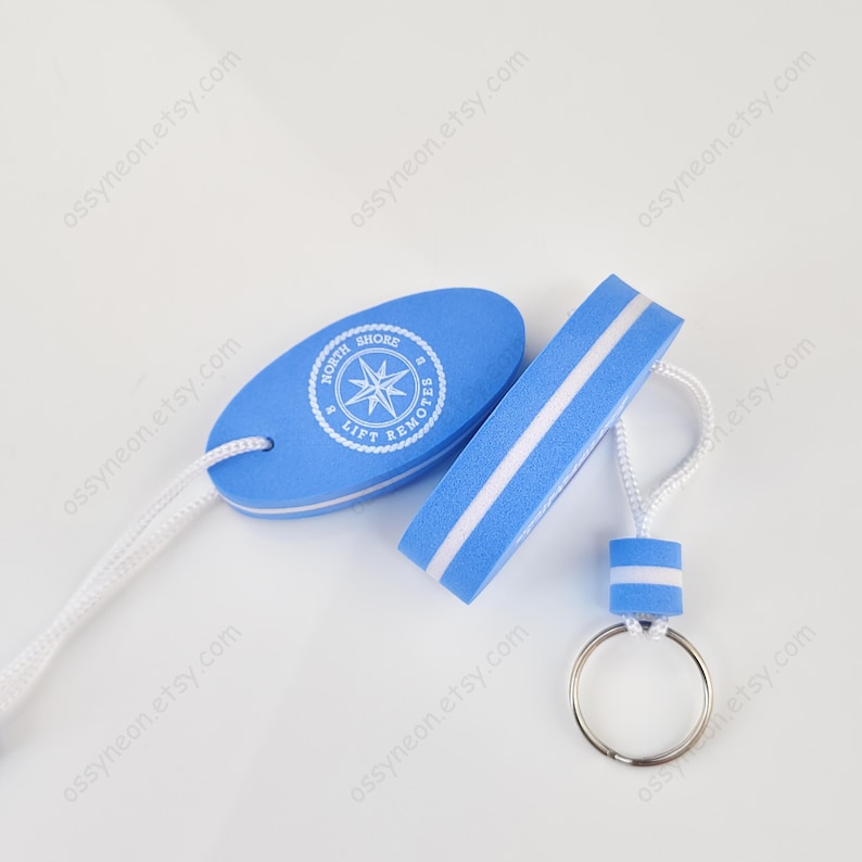 Custom Floating Keychain, Personalized Logo Keytag, Water Sport Gift - Etsy