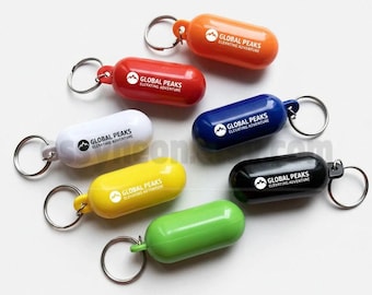 50pcs Custom Floating Keychain Personalized Watercraft Key Ring for Boaters Fisherman Fathers Day Gift