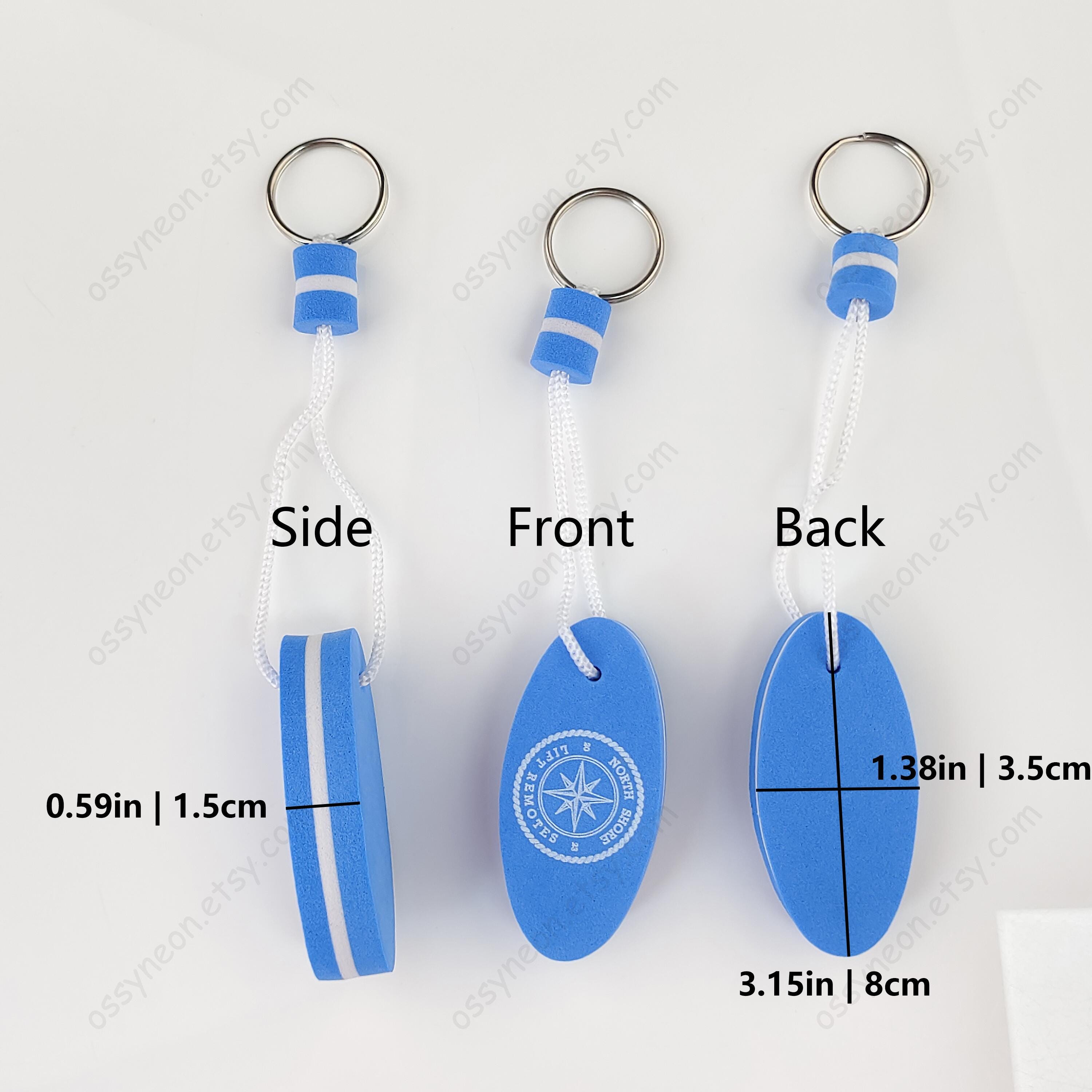 Custom Floating Keychain, Personalized Logo Keytag, Water Sport Gift - Etsy