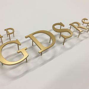 Custom Laser Cut Logo Sign,3mm 3D Business Sign,Office Sign for Wall,Beauty Salon Sign,Office Decor,Wall Sign With Nails