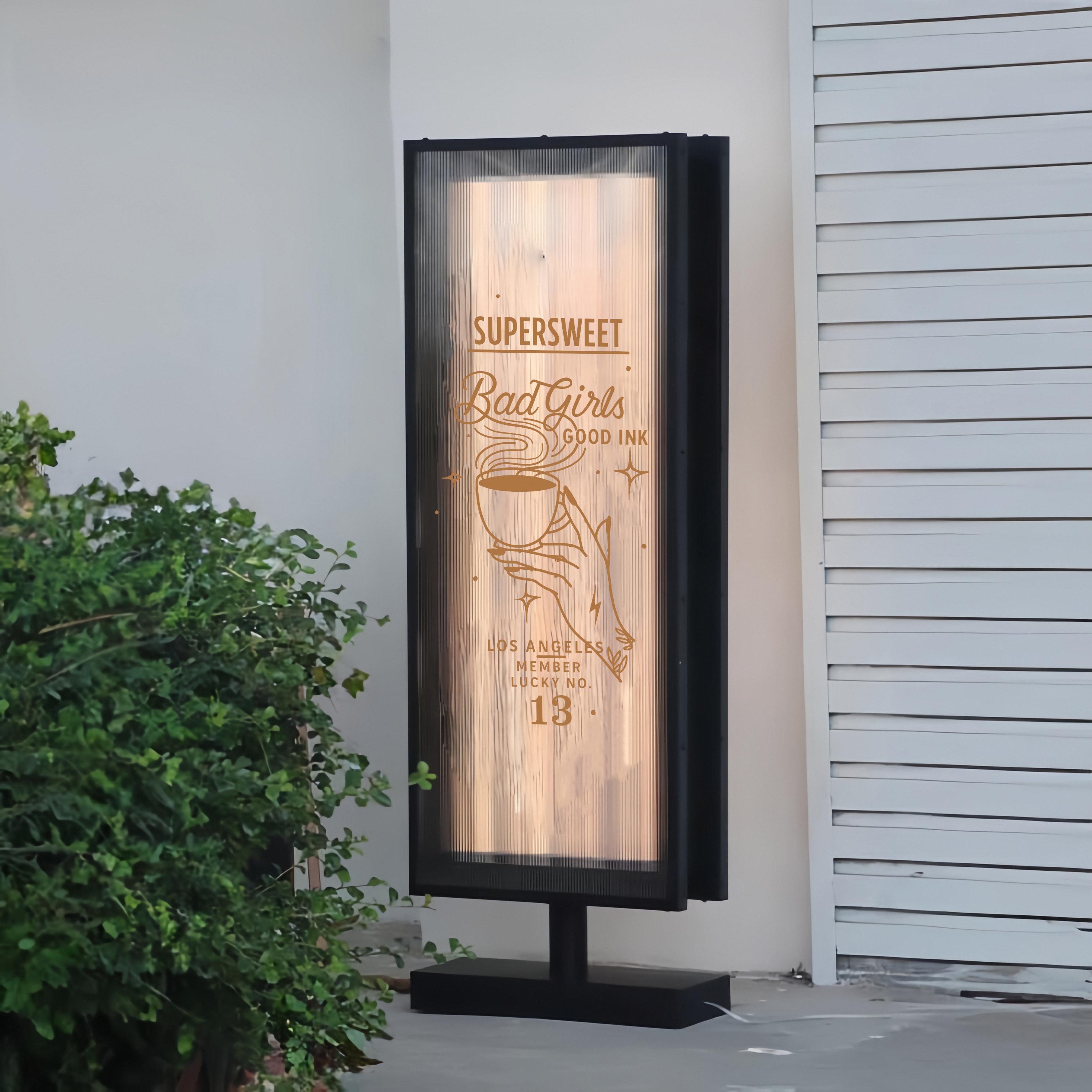 Window. Lightbox Storefront Custom Storefront LED Lightbox, Freestanding Business Sign - Etsy