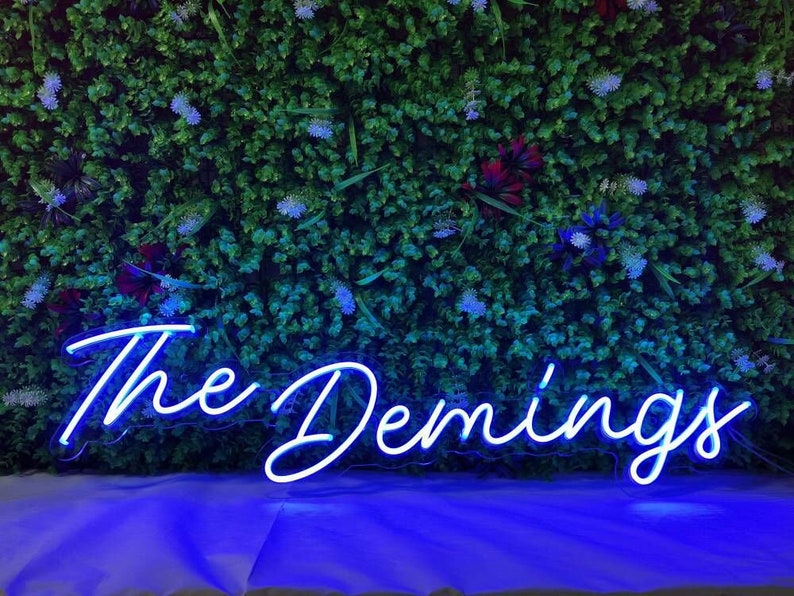 wedding neon sign