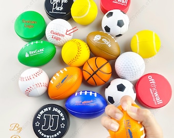 100pcs Custom Logo Sport Ball, Bulk Stress Relief Toy, Sport Team Gift