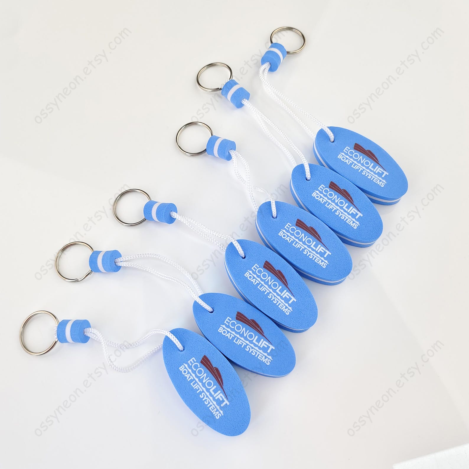 Custom Floating Keychain, Personalized Logo Keytag, Water Sport Gift - Etsy